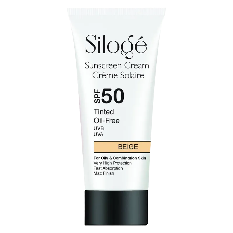 Siloge Beige Sunscreen Cream Spf50